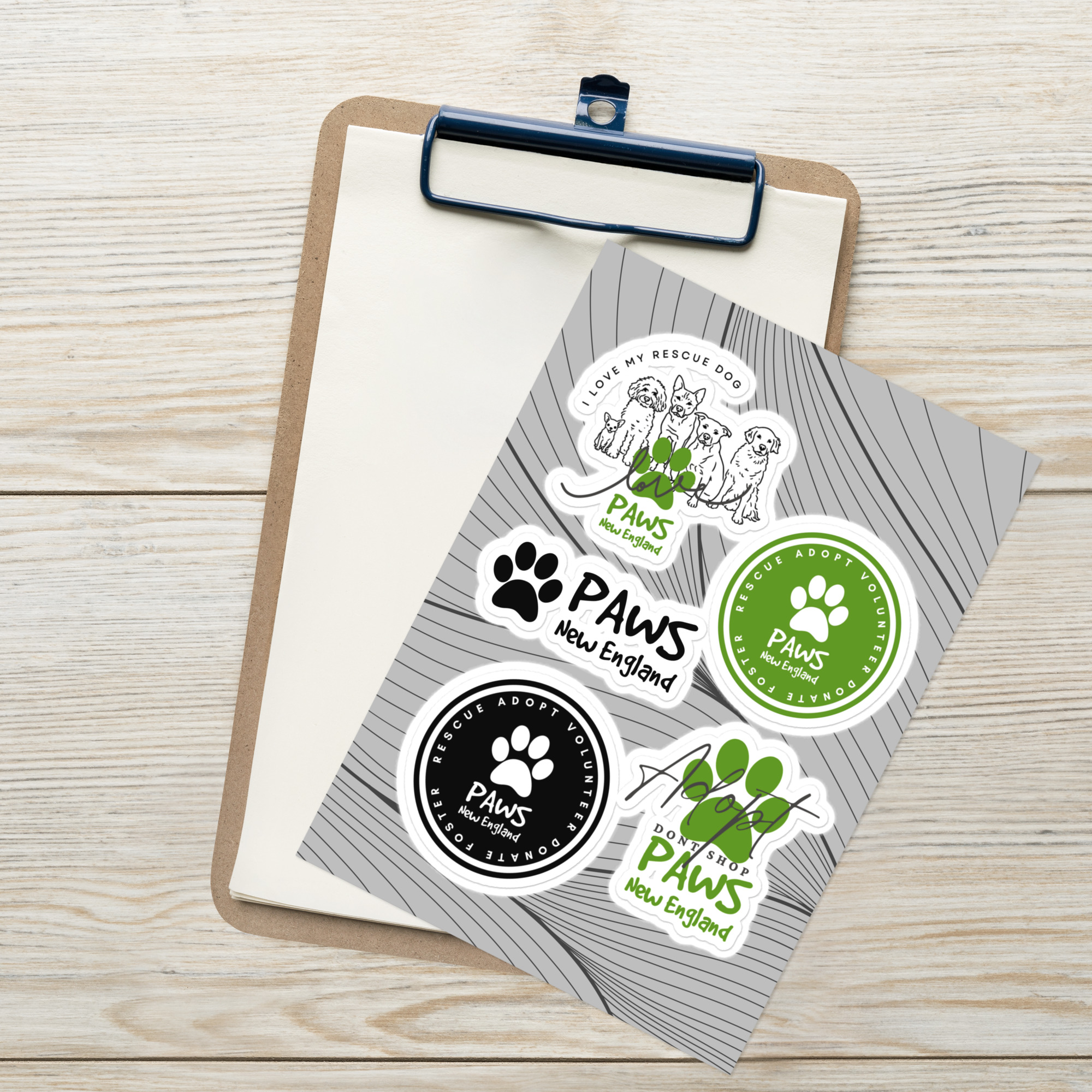 PAWS New England Rescue Sticker Sheet - Image 3