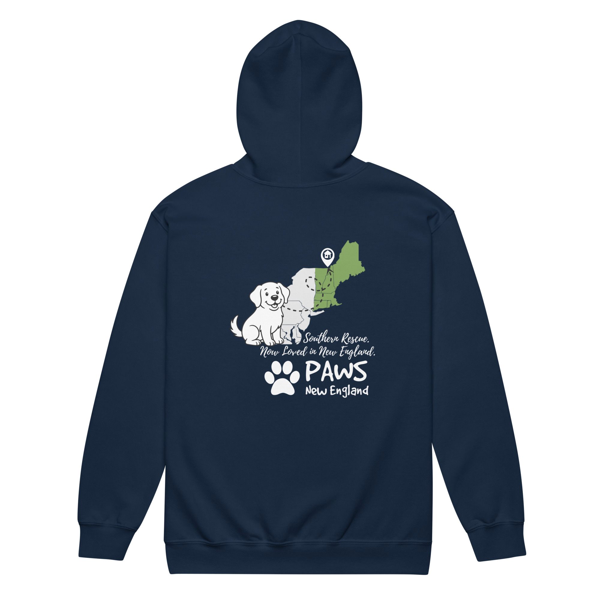 PAWS “Rescue Journey” Zip Hoodie - Image 4