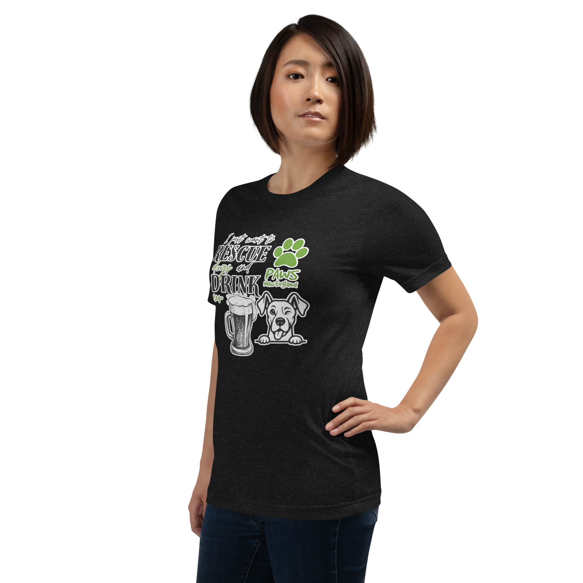 Special Event - All I Want Is to Rescue Dogs & Drink Beer – Tee - Image 12