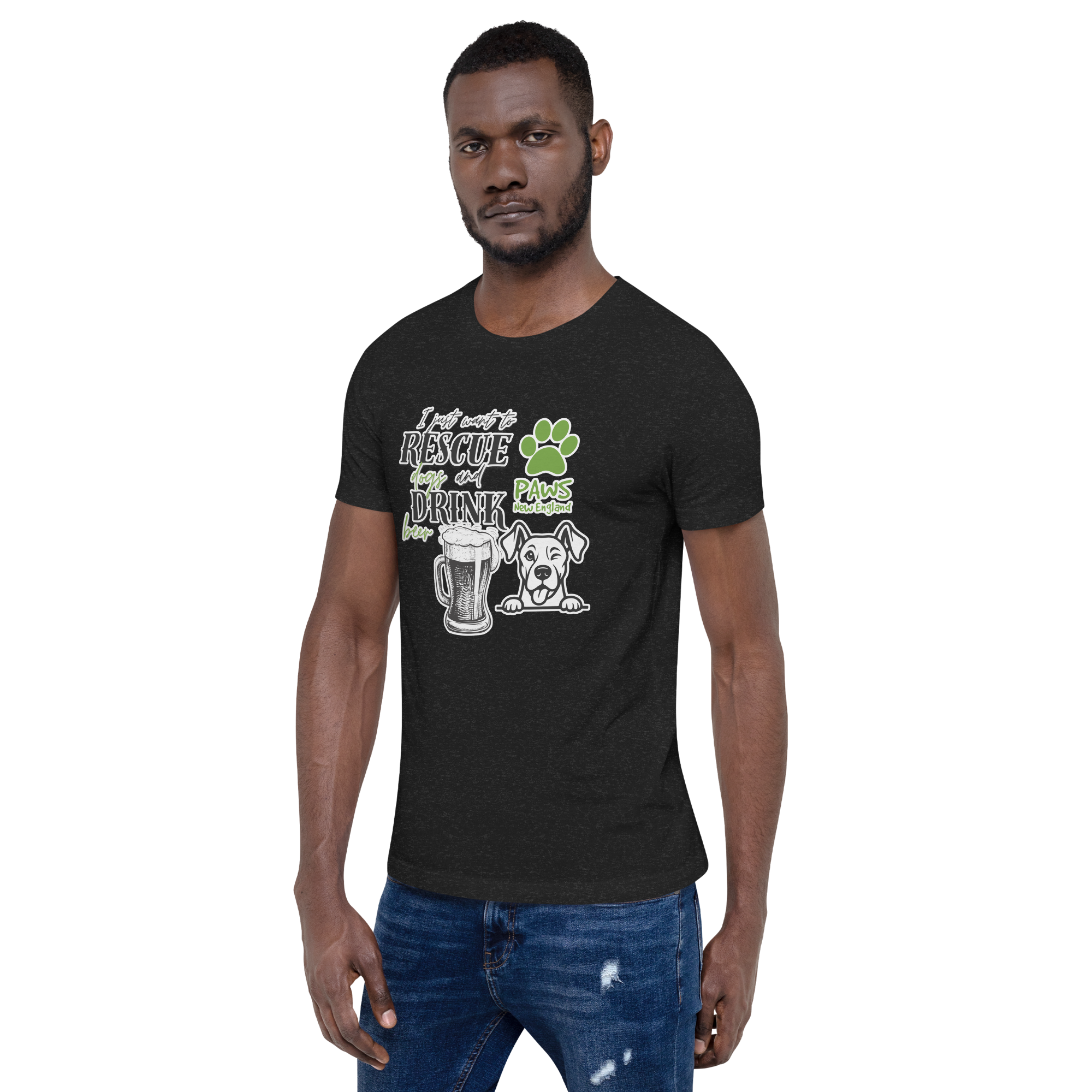 Special Event - All I Want Is to Rescue Dogs & Drink Beer – Tee - Image 14