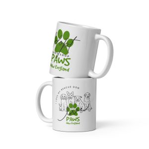 PAWS White Glossy Mug