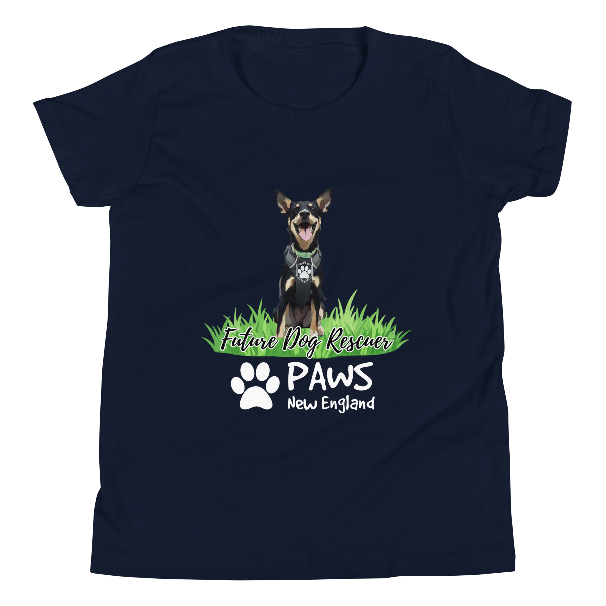 PAWS “Future of Rescue” Youth Tee (dark) - Image 2