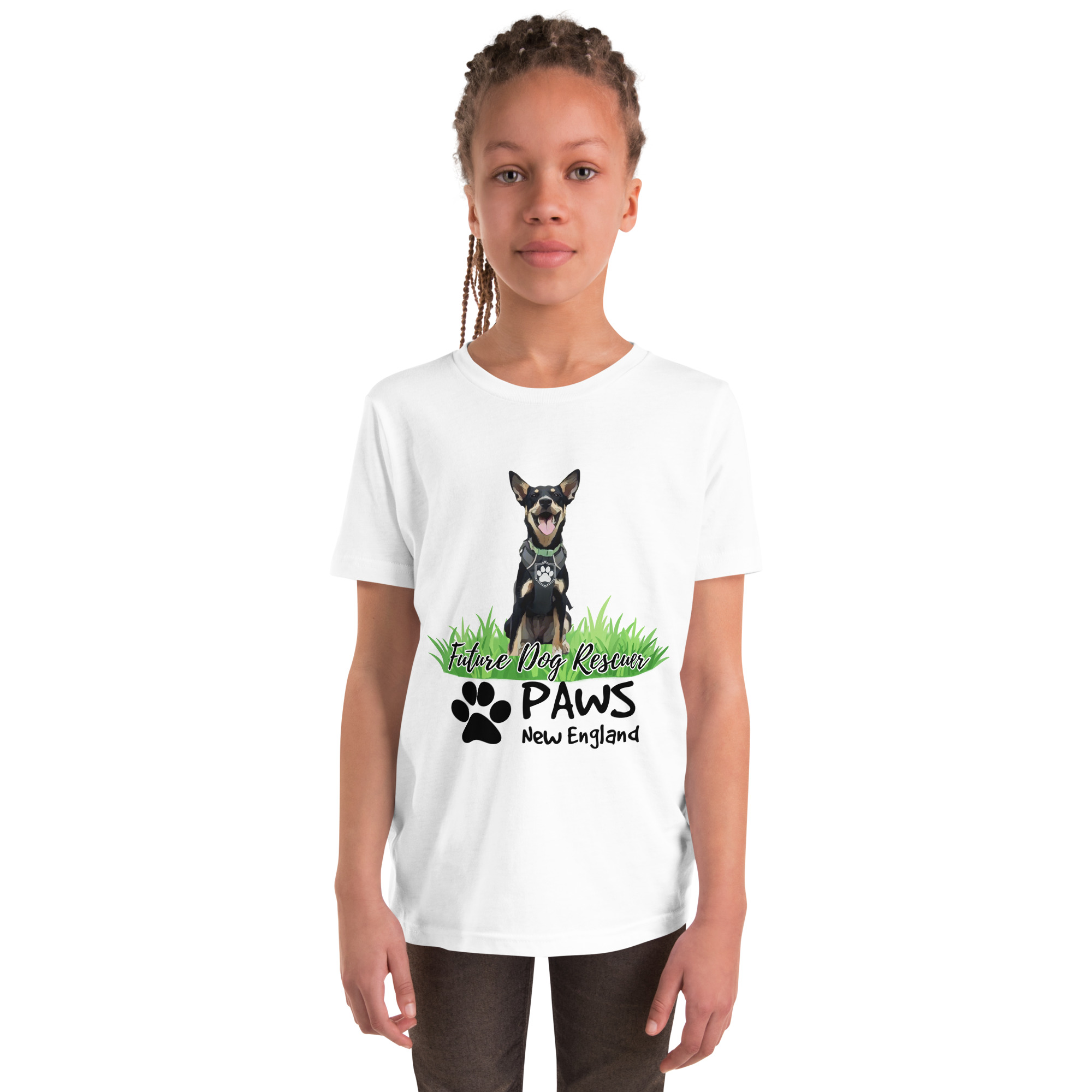 PAWS “Future of Rescue” Youth Tee (light) - Image 6