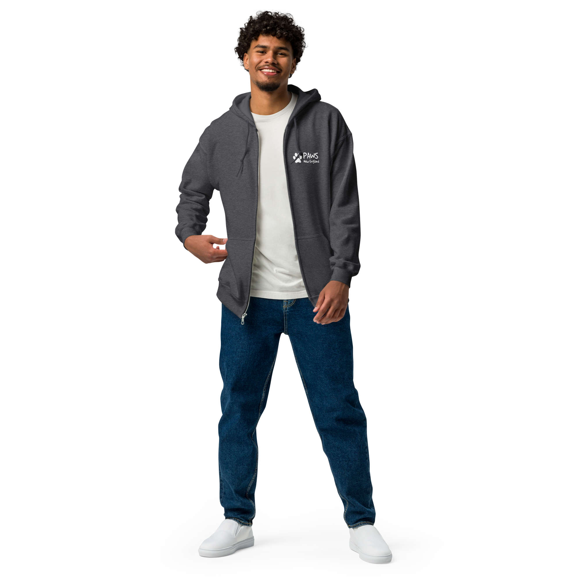 Limited Edition - Rescue Dog Dad “Noun” Zip Hoodie - Image 8