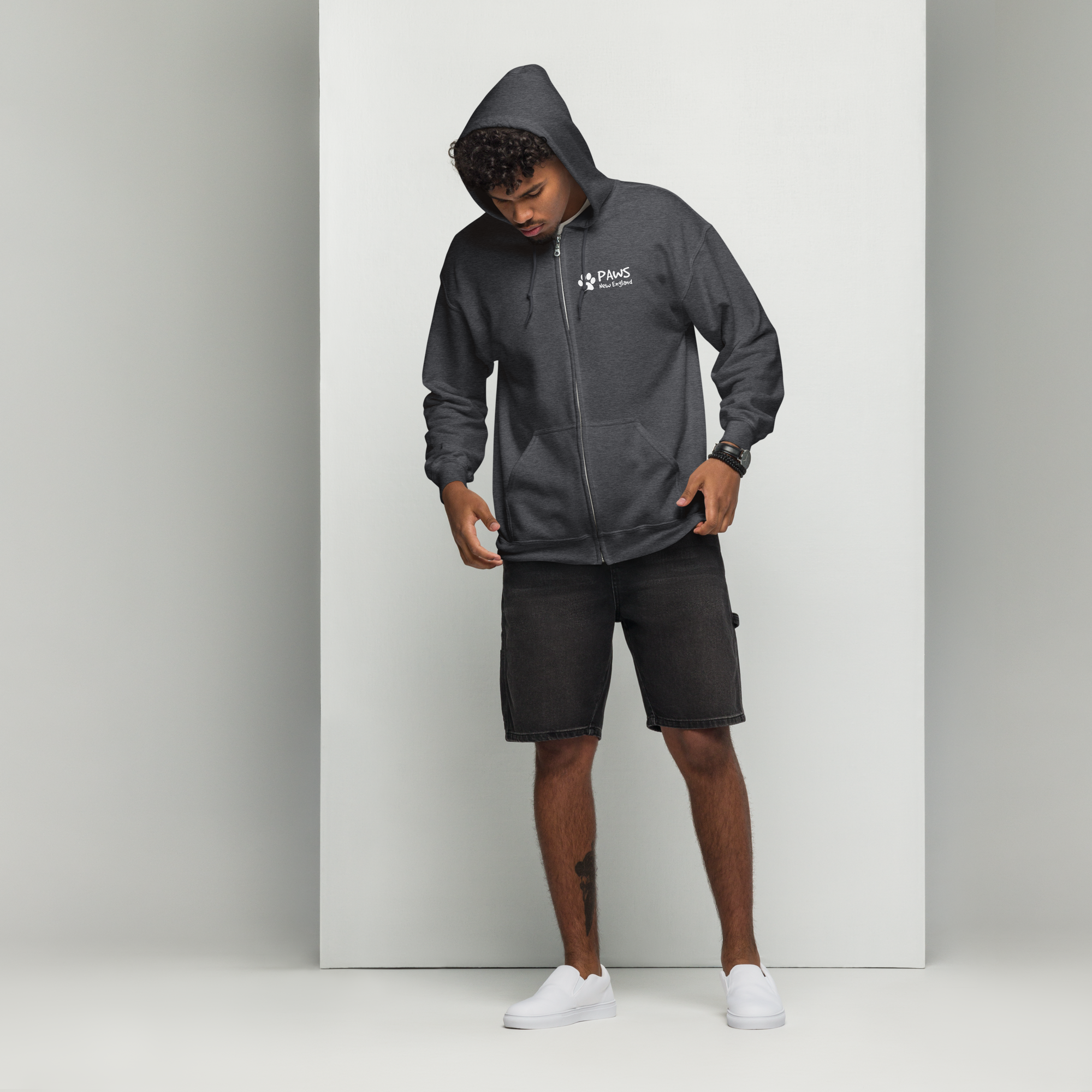 Limited Edition - Rescue Dog Dad “Noun” Zip Hoodie - Image 9