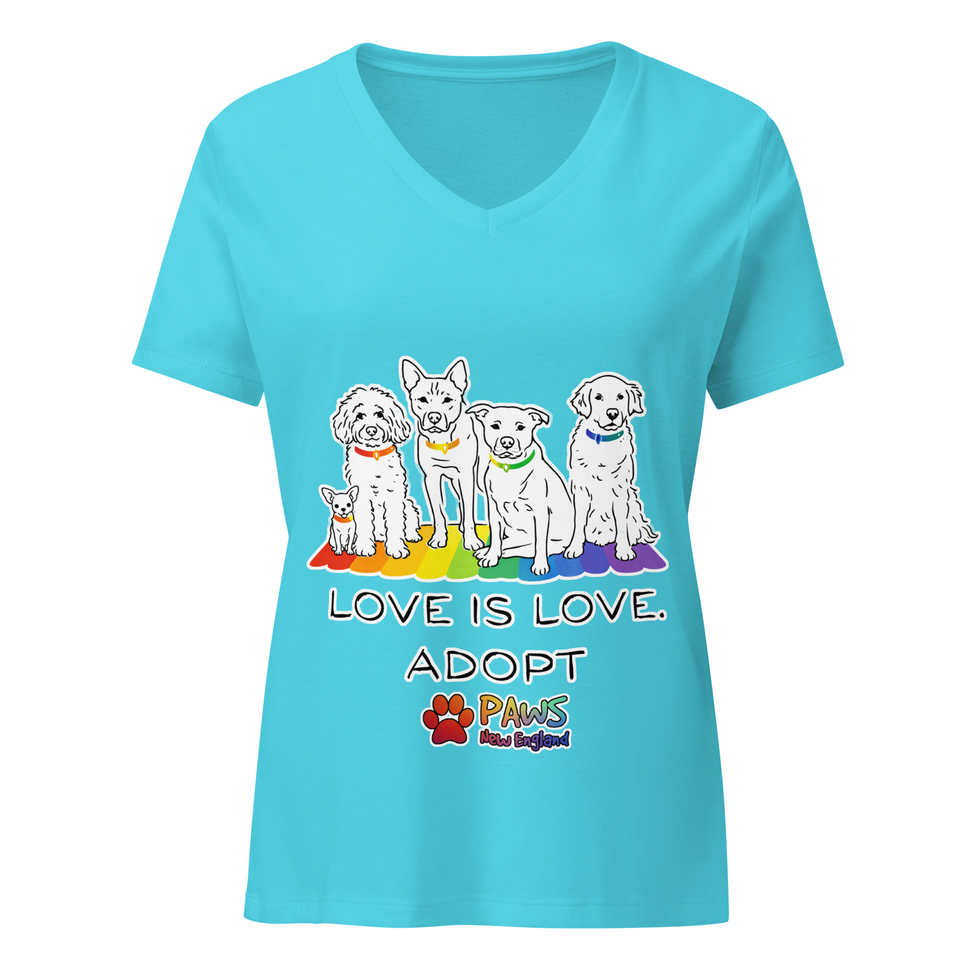 Limited Edition - Pride Love Is Love - V-Neck Tee